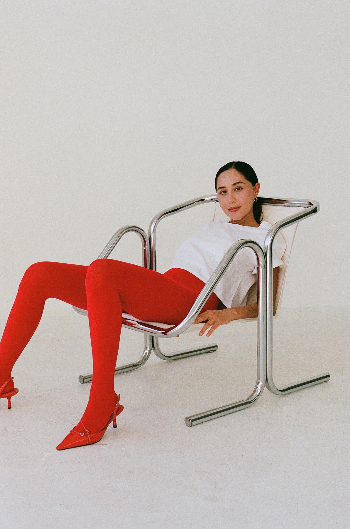 Box Tee in Marshmallow