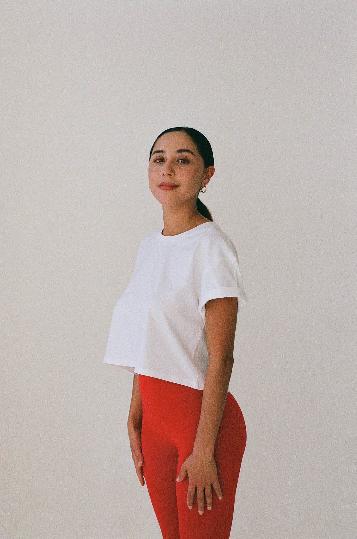 Box Tee in Marshmallow