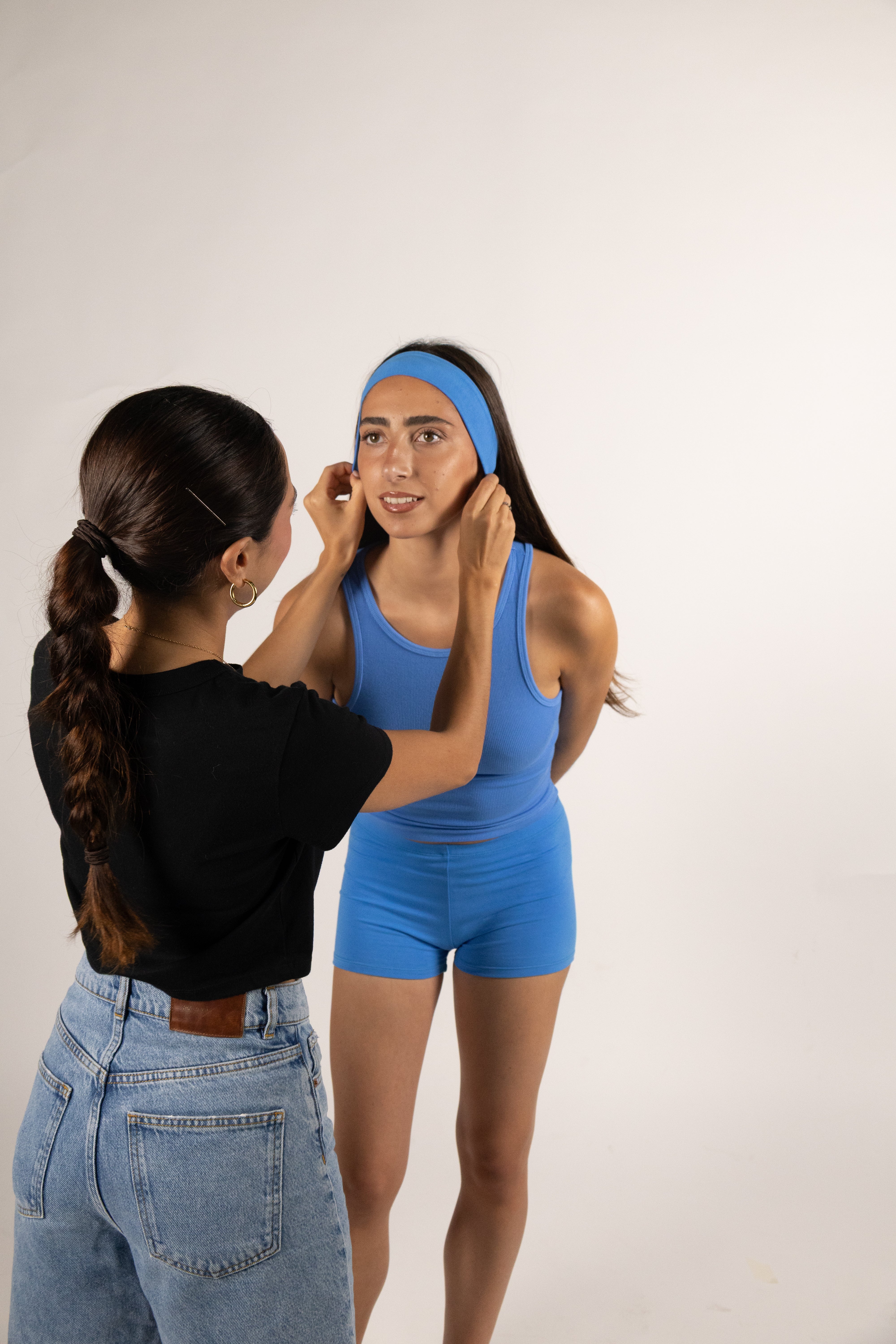 THE HIGH NECK TANK in Azul