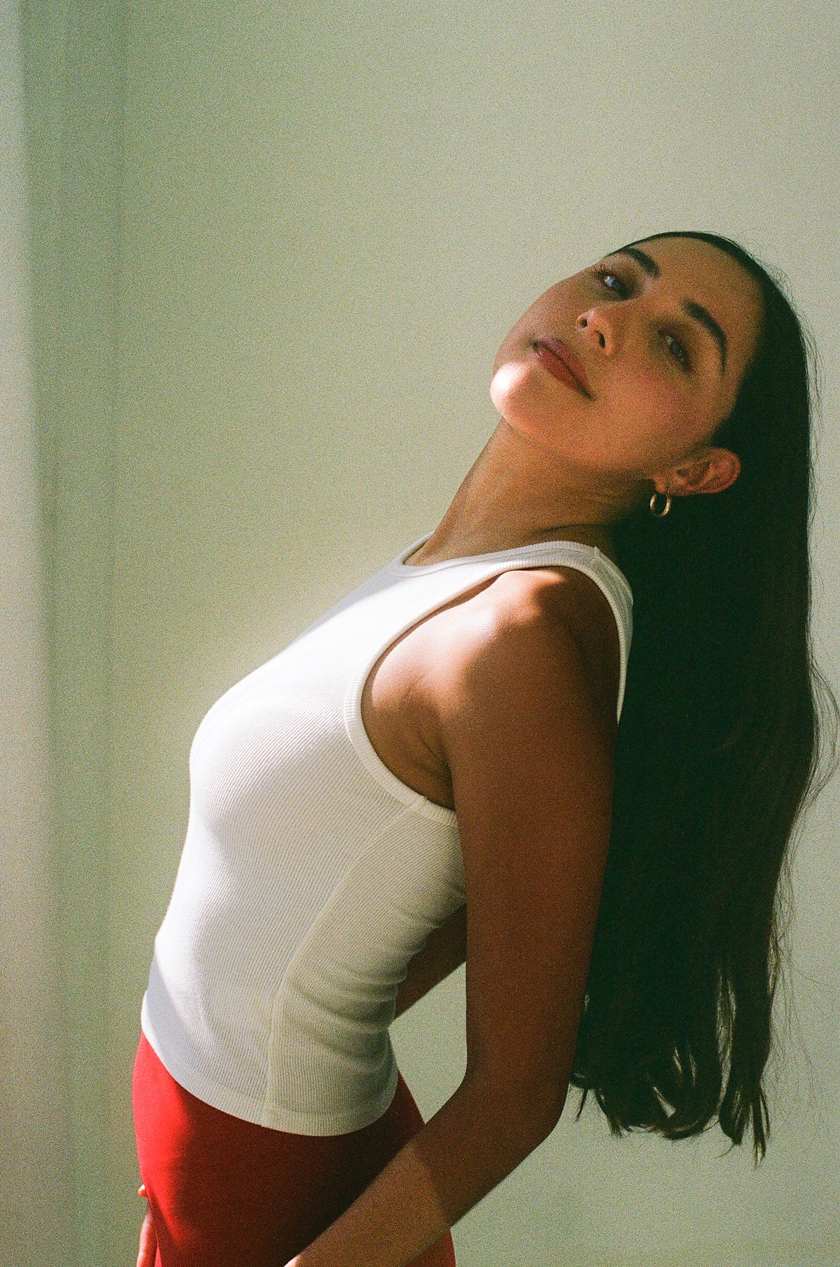 THE HIGH NECK TANK IN MARSHMALLOW